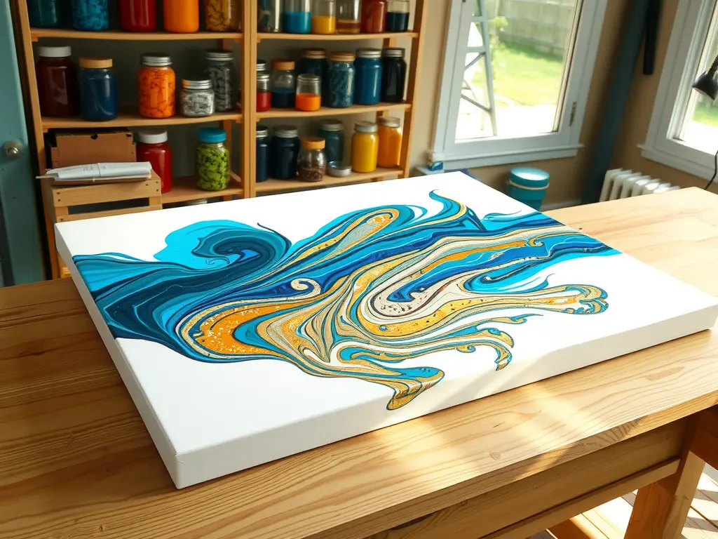 Creating Marbling Effects with Epoxy