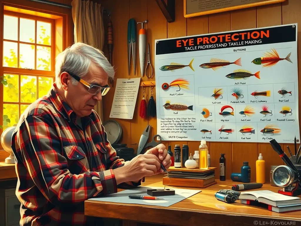 Eye Protection in Tackle Making