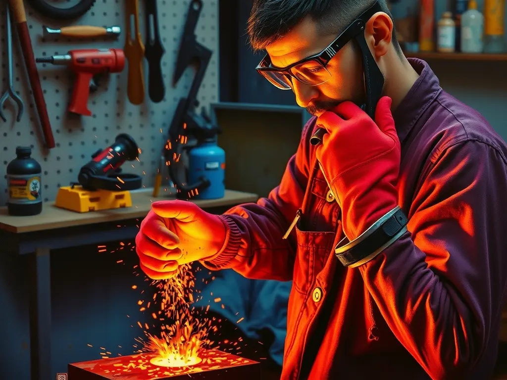 Heat-Resistant Gloves for Metal Work