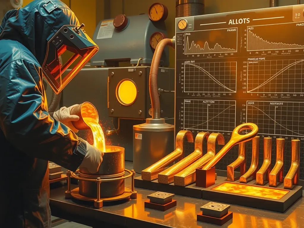 Melting Points and Casting Temperatures of Different Alloys