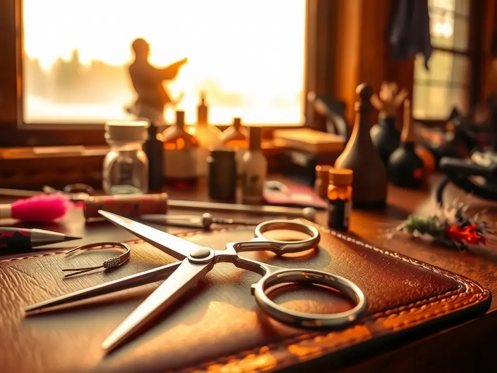 Sharpening and Maintaining Fly Tying Scissors