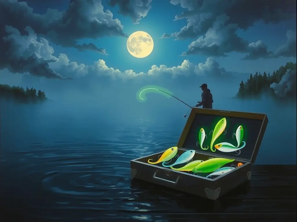 Using Glow-in-the-Dark Paints for Night Fishing Lures